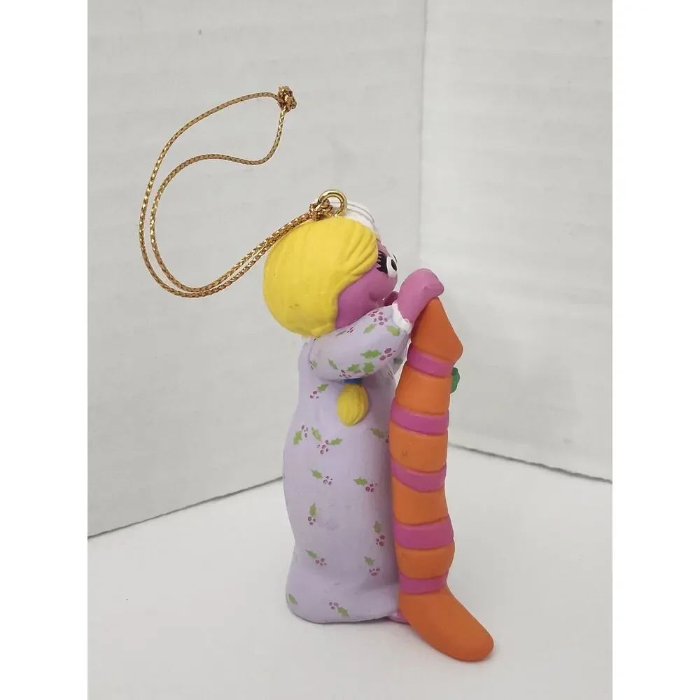 1993 Grolier Betty Lou Sesame Street Christmas Ornament Jim Henson Boxed